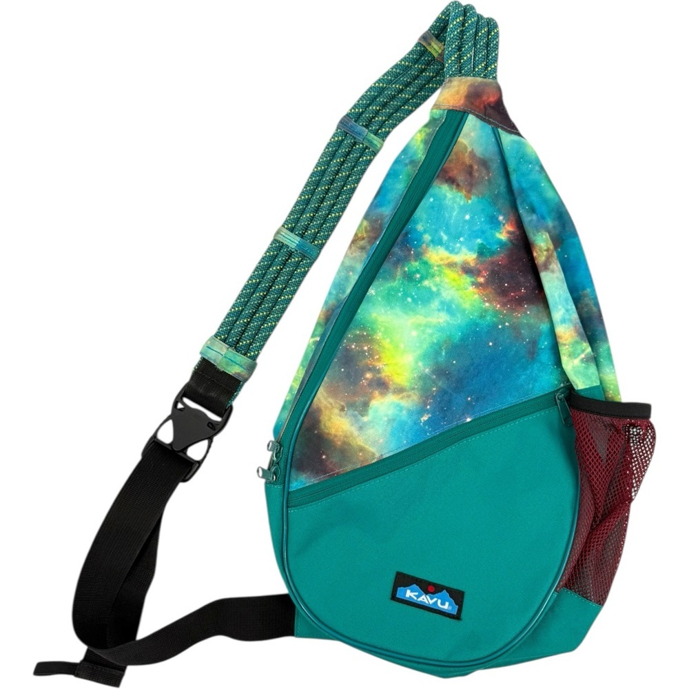 Kavu Paxton Pack Rope Sling Bag in Galaxy Pattern